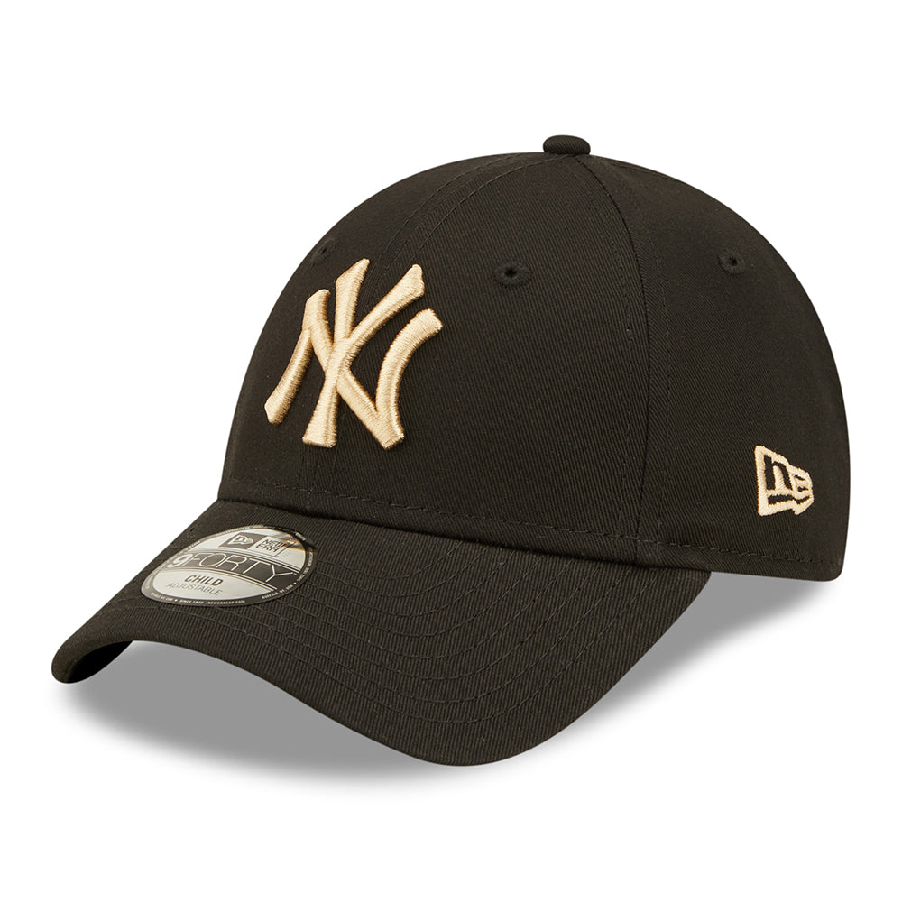 Casquette Enfant 9FORTY MLB League Essential New York Yankees noir-avoine NEW ERA