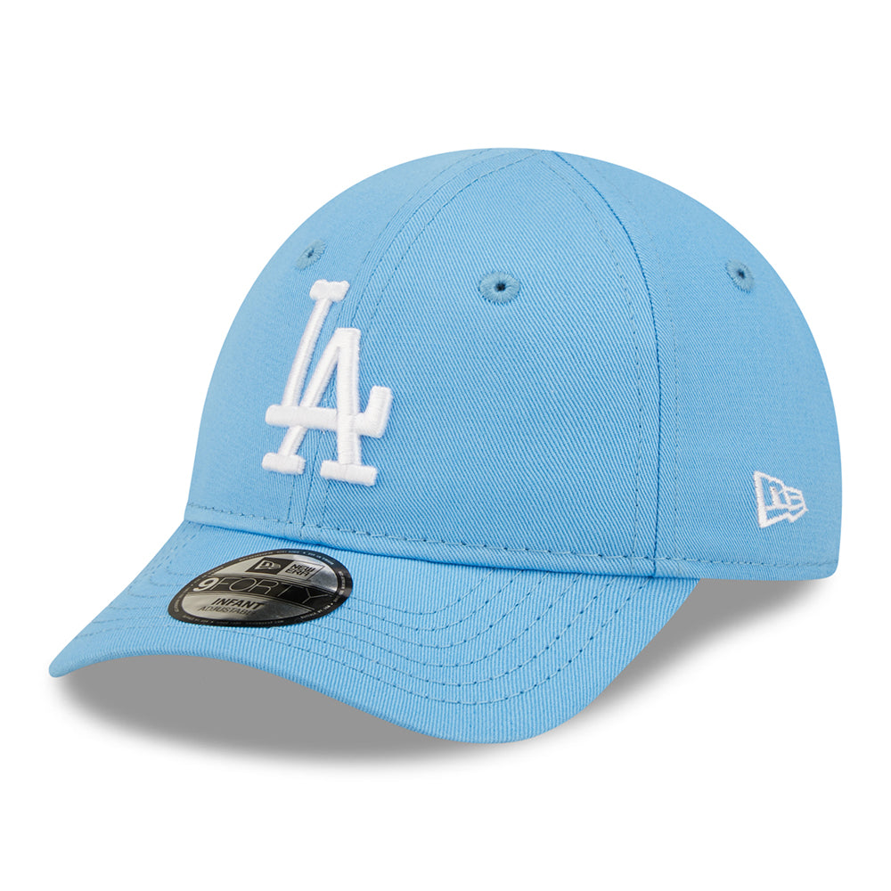 Casquette Bébé 9FORTY MLB League Essential L.A. Dodgers bleu ciel-blanc NEW ERA