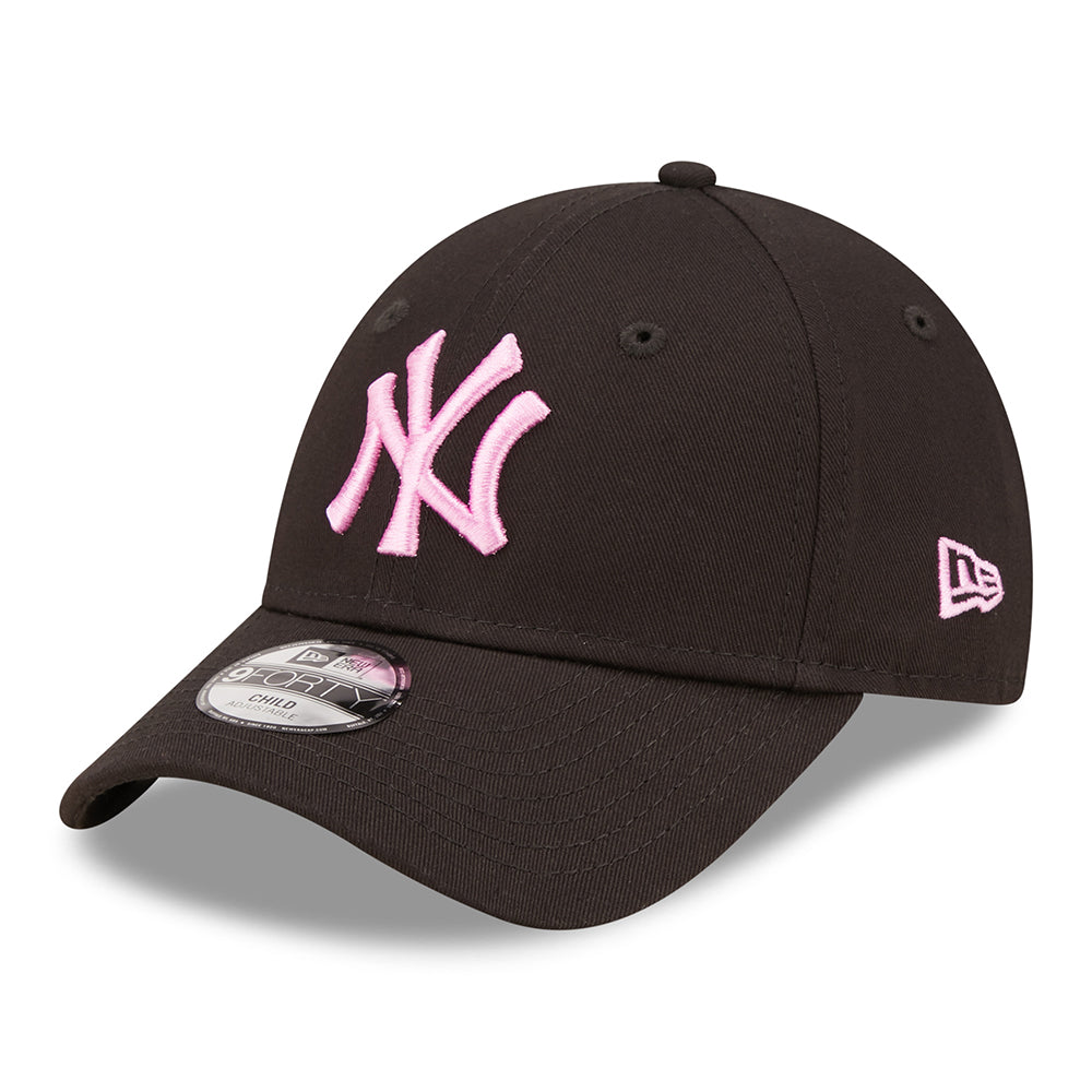 Casquette 9FORTY New York Yankees MLB League Essential noir-rose NEW ERA