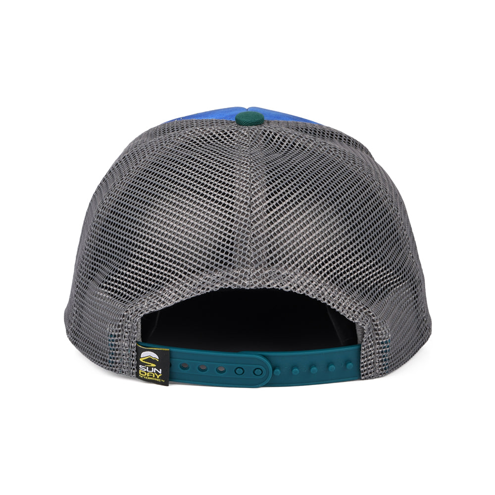 Casquette Trucker Enfant Artist Series Lone Wolf bleu sarcelle-multi SUNDAY AFTERNOONS