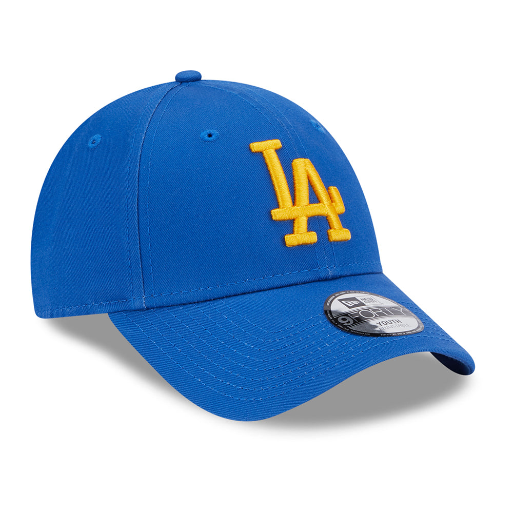Casquette Enfant 9FORTY MLB League Essential L.A. Dodgers azur-jaune NEW ERA