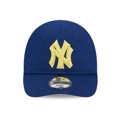 Casquette Bébé 9FORTY MLB Boucle New York Yankees bleu-jaune NEW ERA
