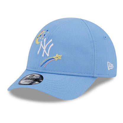 Casquette Bébé 9FORTY MLB Starry New York Yankees bleu ciel NEW ERA
