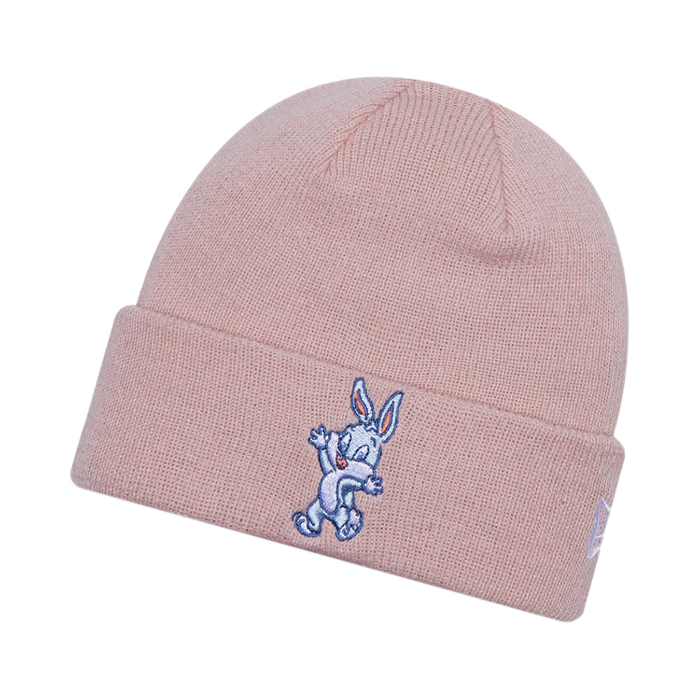 Bonnet Enfant à Revers Looney Tunes Knit Bugs Bunny rose NEW ERA