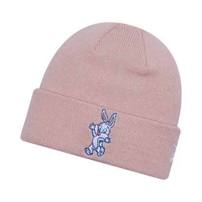 Bonnet Enfant à Revers Looney Tunes Knit Bugs Bunny rose NEW ERA