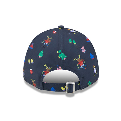Casquette Enfant 9FORTY MLB Festive AOP New York Yankees bleu marine-blanc NEW ERA