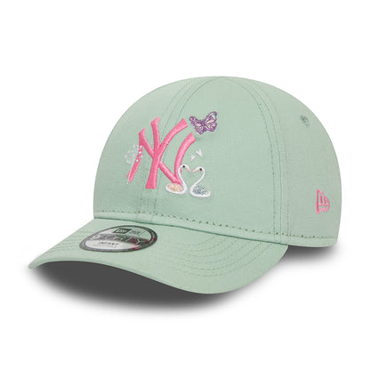 Casquette Bébé 9FORTY MLB Icon New York Yankees menthe-rose NEW ERA