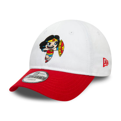 Casquette Enfant 9FORTY DC Comics Hero Wonder Woman blanc-écarlate NEW ERA