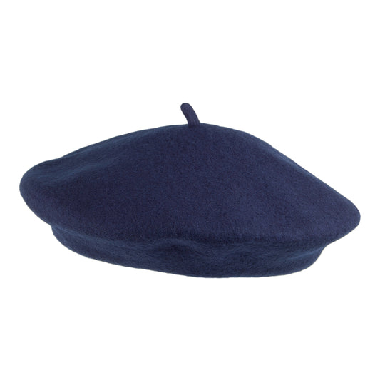 Béret Enfant en Laine bleu marine