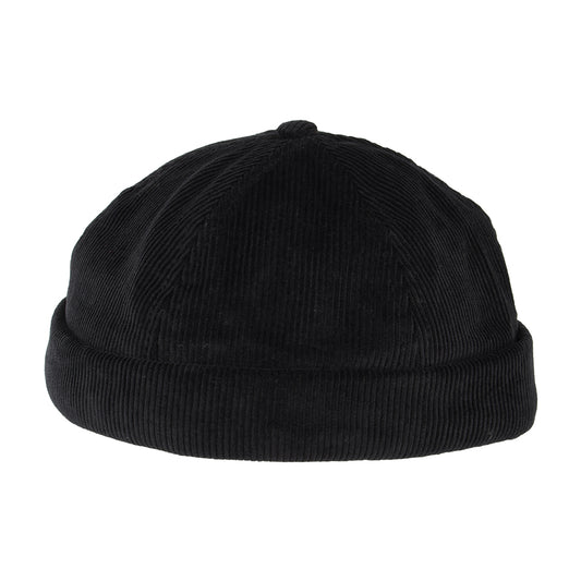 Bonnet Miki Breton en Velours Côtelé Délavé noir NEW BALANCE