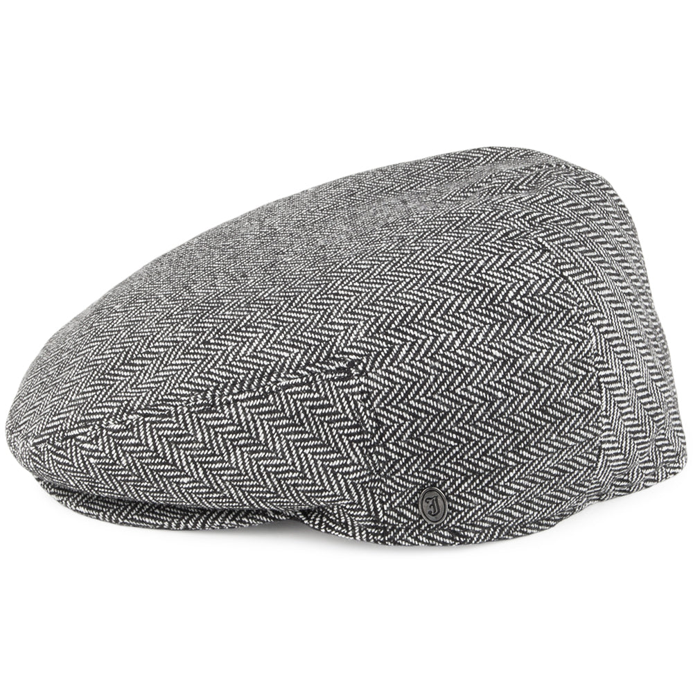Casquette Plate à Chevrons gris JAXON & JAMES - VENTE EN GROS