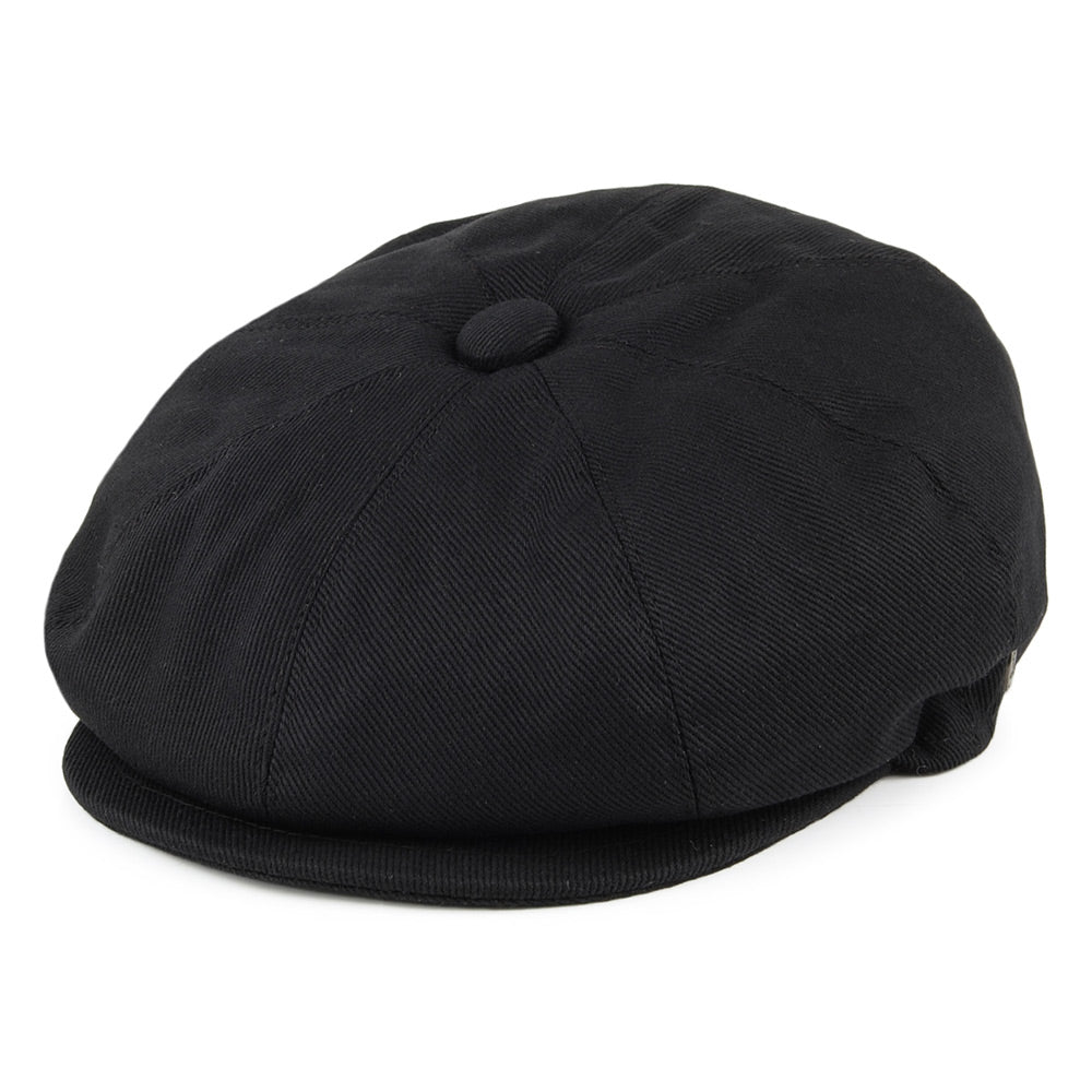 Casquette Gavroche en Coton Noir JAXON & JAMES - VENTE EN GROS