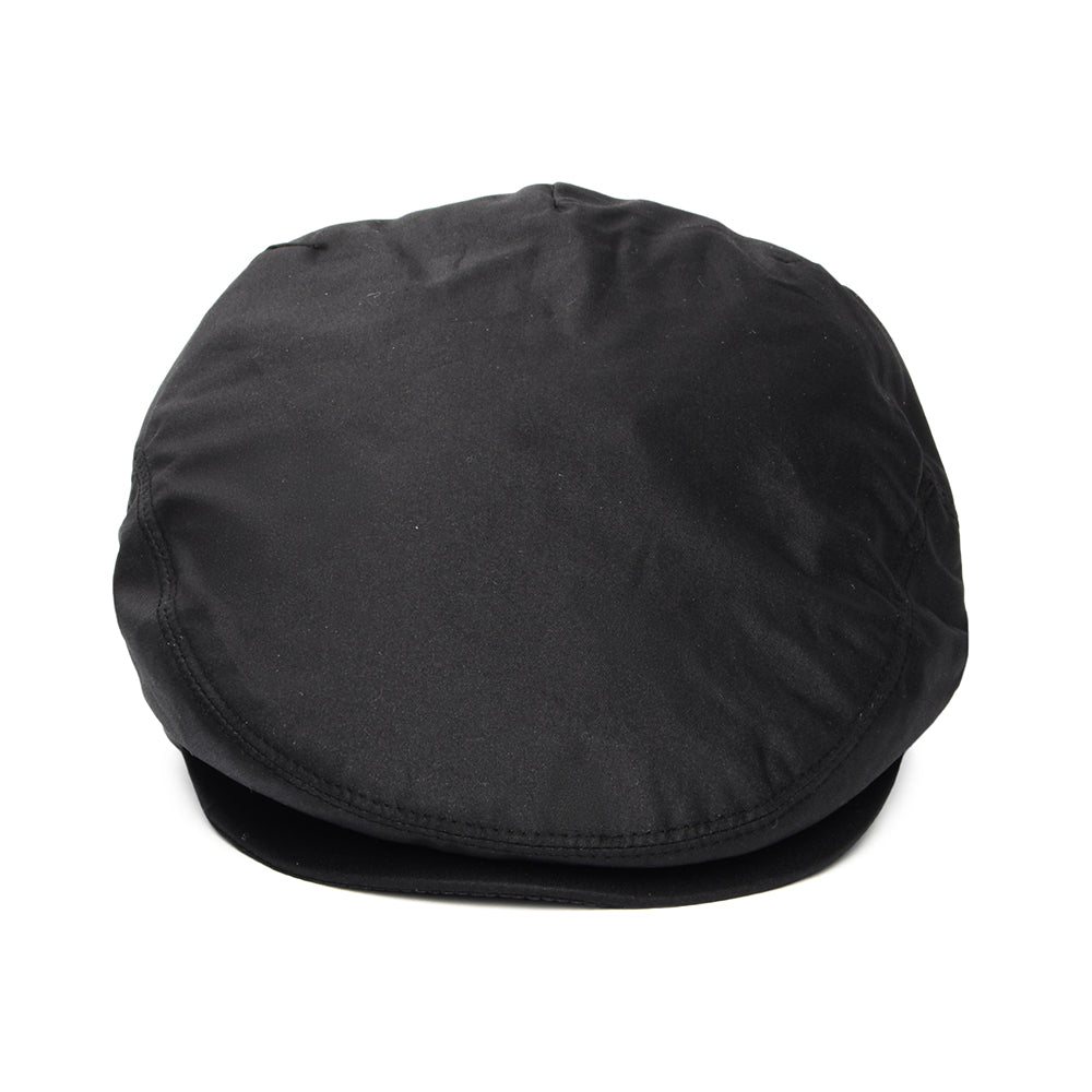 Casquette Plate en Toile Cirée noir JAXON & JAMES - VENTE EN GROS