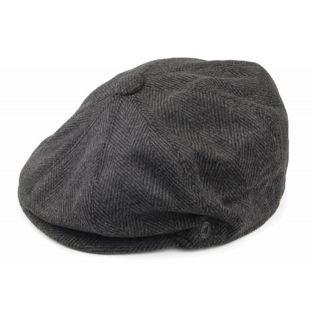 Casquette Gavroche à Chevrons anthracite JAXON & JAMES - VENTE EN GROS