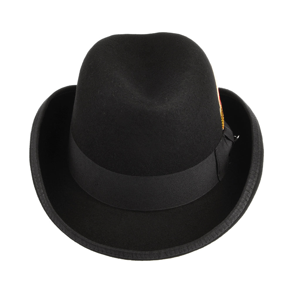 Chapeau Homburg en Laine noir JAXON & JAMES - VENTE EN GROS