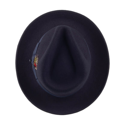 Chapeau Fedora Déformable C-Crown bleu marine JAXON & JAMES - VENTE EN GROS