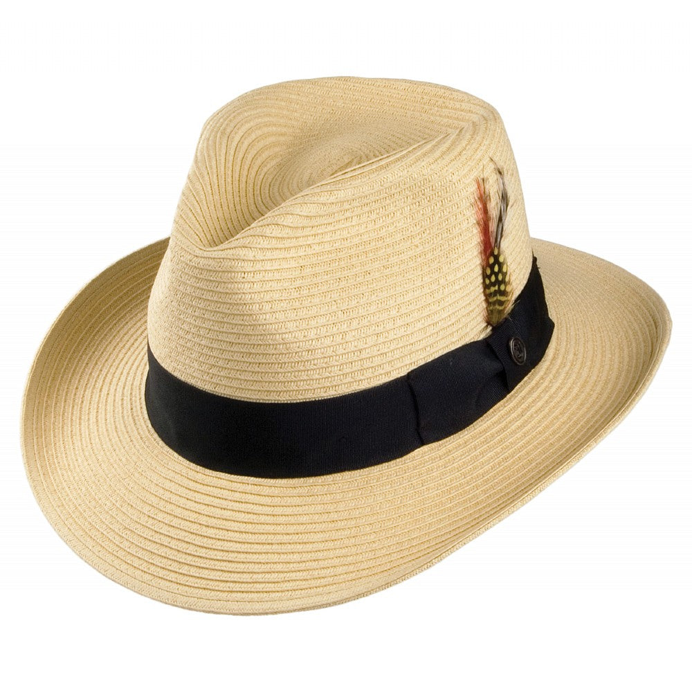 Chapeau Fedora Summer C-Crown naturel JAXON & JAMES - VENTE EN GROS