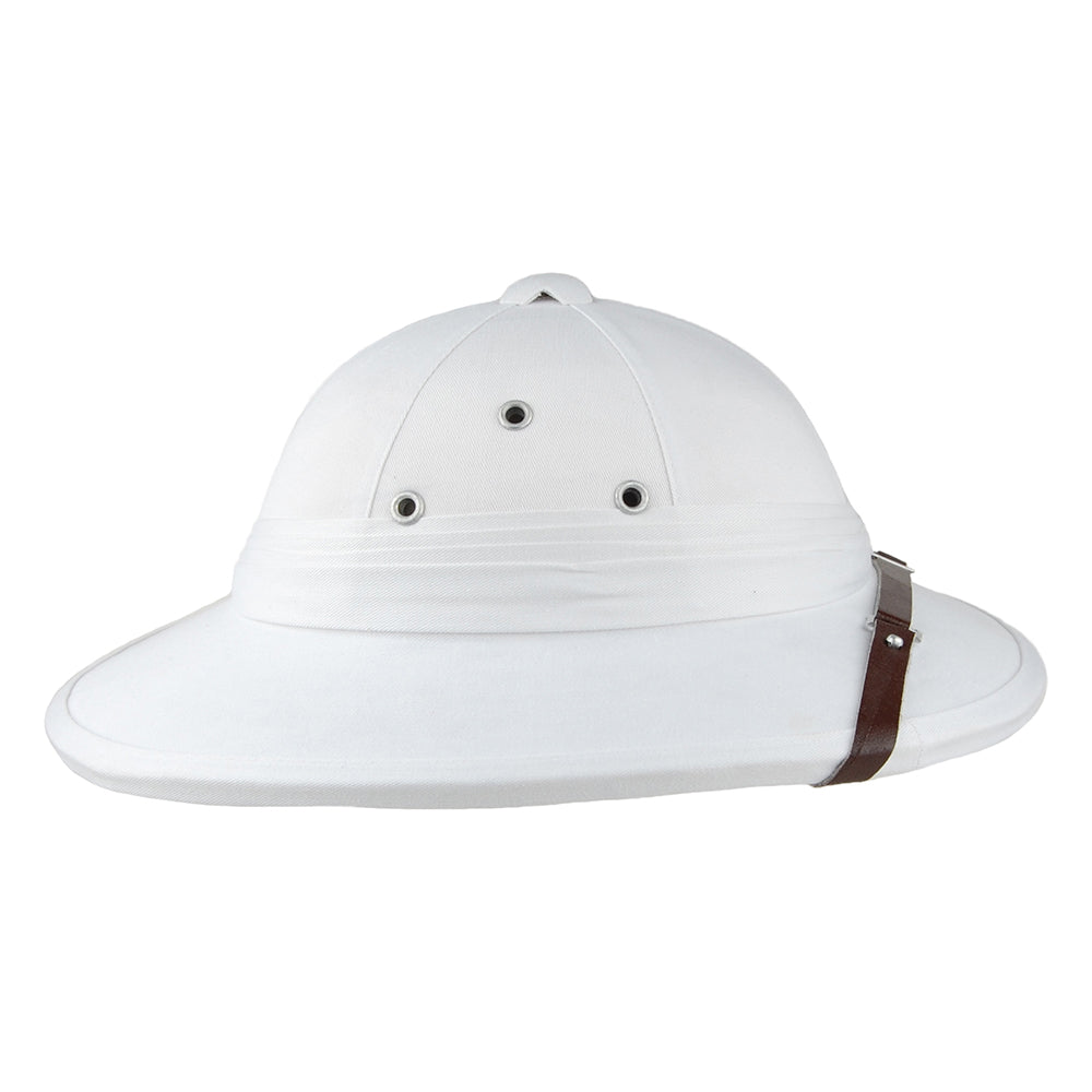 Casque Colonial Français blanc - VENTE EN GROS