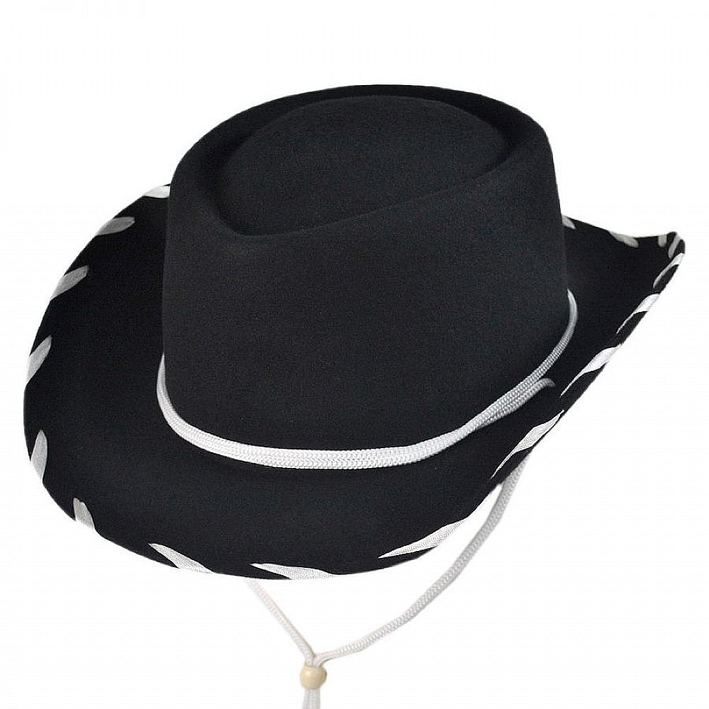 Chapeau Cowboy Enfant noir-blanc JAXON & JAMES - VENTE EN GROS