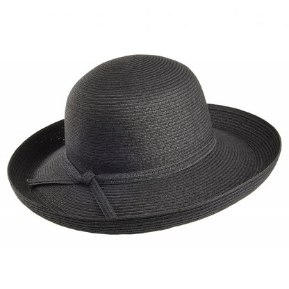Chapeau d'Eté Traveller noir SUR LA TETE - VENTE EN GROS