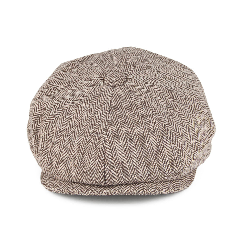 Casquette Gavroche Enfant à Chevrons marron JAXON & JAMES - VENTE EN GROS