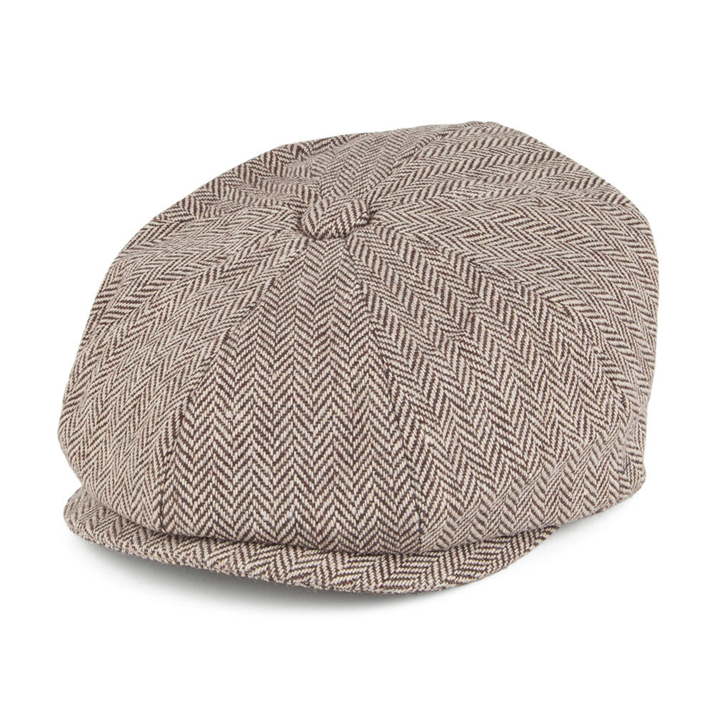 Casquette Gavroche Enfant à Chevrons marron JAXON & JAMES - VENTE EN GROS