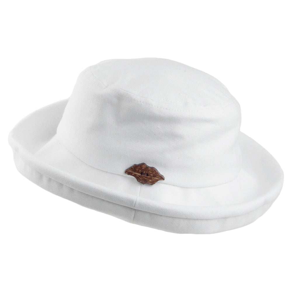 Chapeau Bob Pliable Arbres blanc SUR LA TETE - VENTE EN GROS