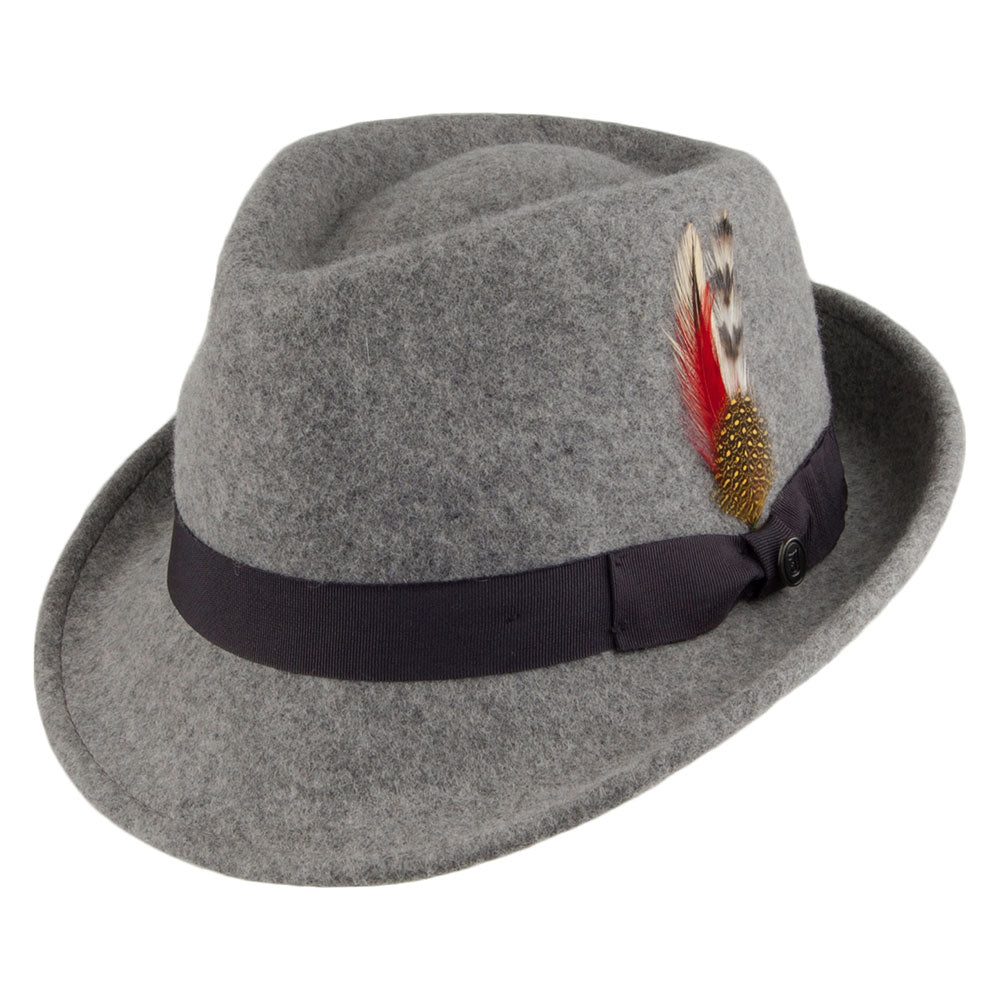 Chapeau Trilby Detroit flanelle JAXON & JAMES - VENTE EN GROS