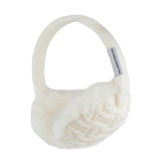 Cache-Oreilles à Torsades ivoire VILLAGE HATS - VENTE EN GROS