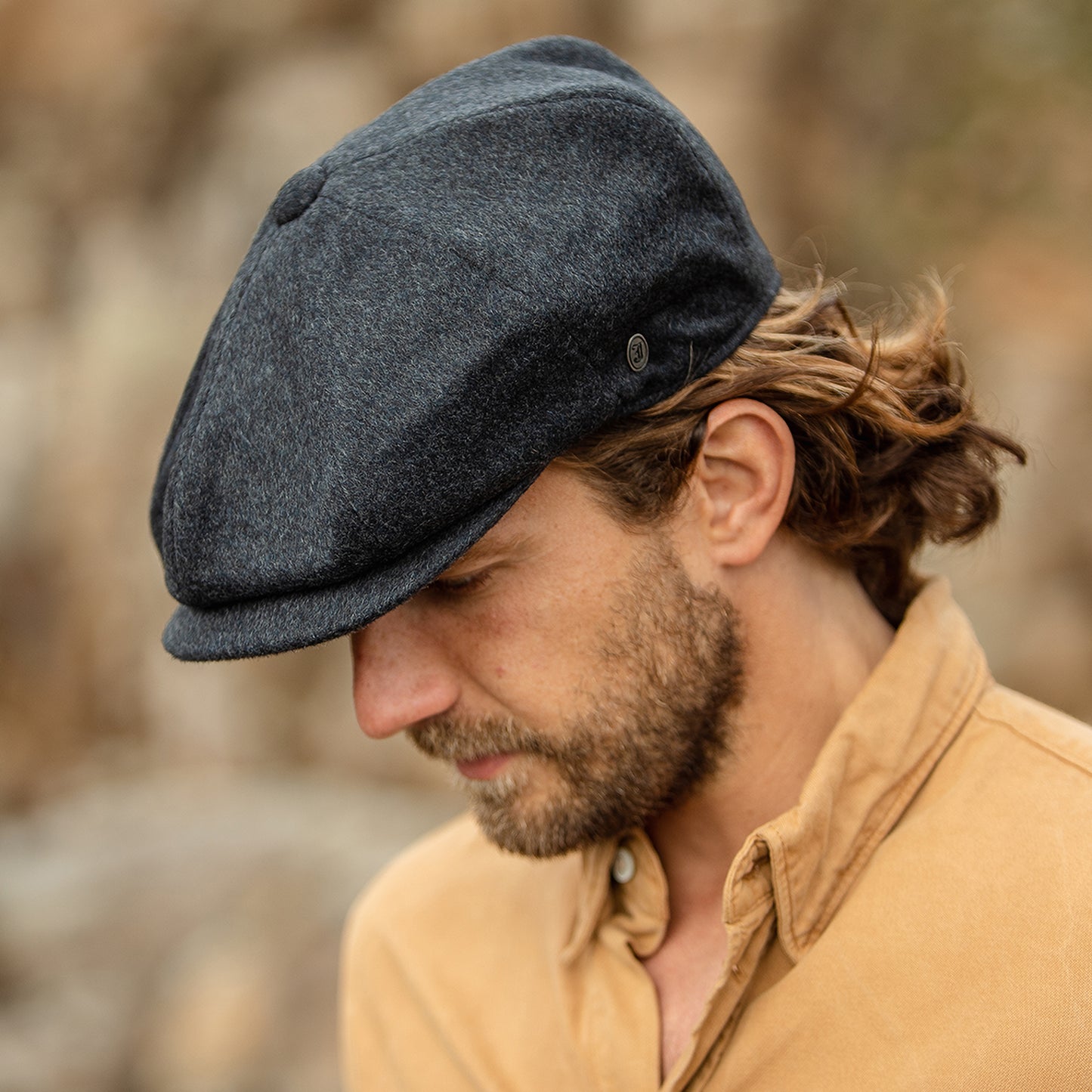 Casquette Gavroche en Pure Laine Harlem anthracite JAXON & JAMES - VENTE EN GROS