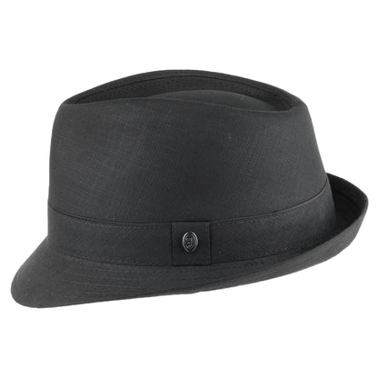 Chapeau Trilby en Coton noir JAXON & JAMES - VENTE EN GROS