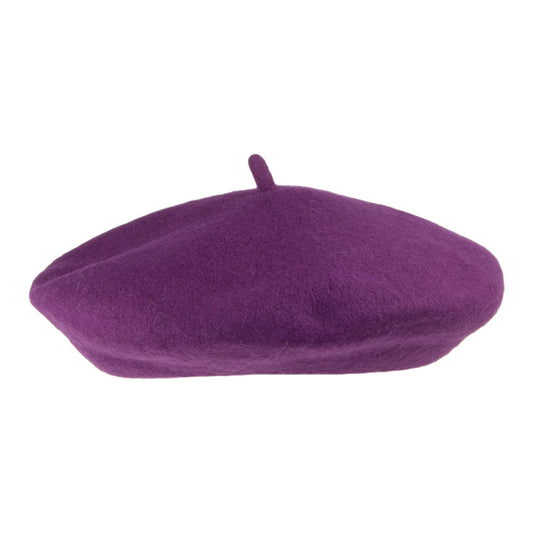 Béret Tendance en Laine violet - VENTE EN GROS
