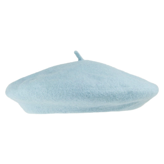 Béret Tendance en Laine bleu clair - VENTE EN GROS