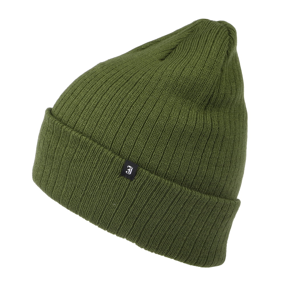 Bonnet Côtelé Long olive JAXON & JAMES - VENTE EN GROS