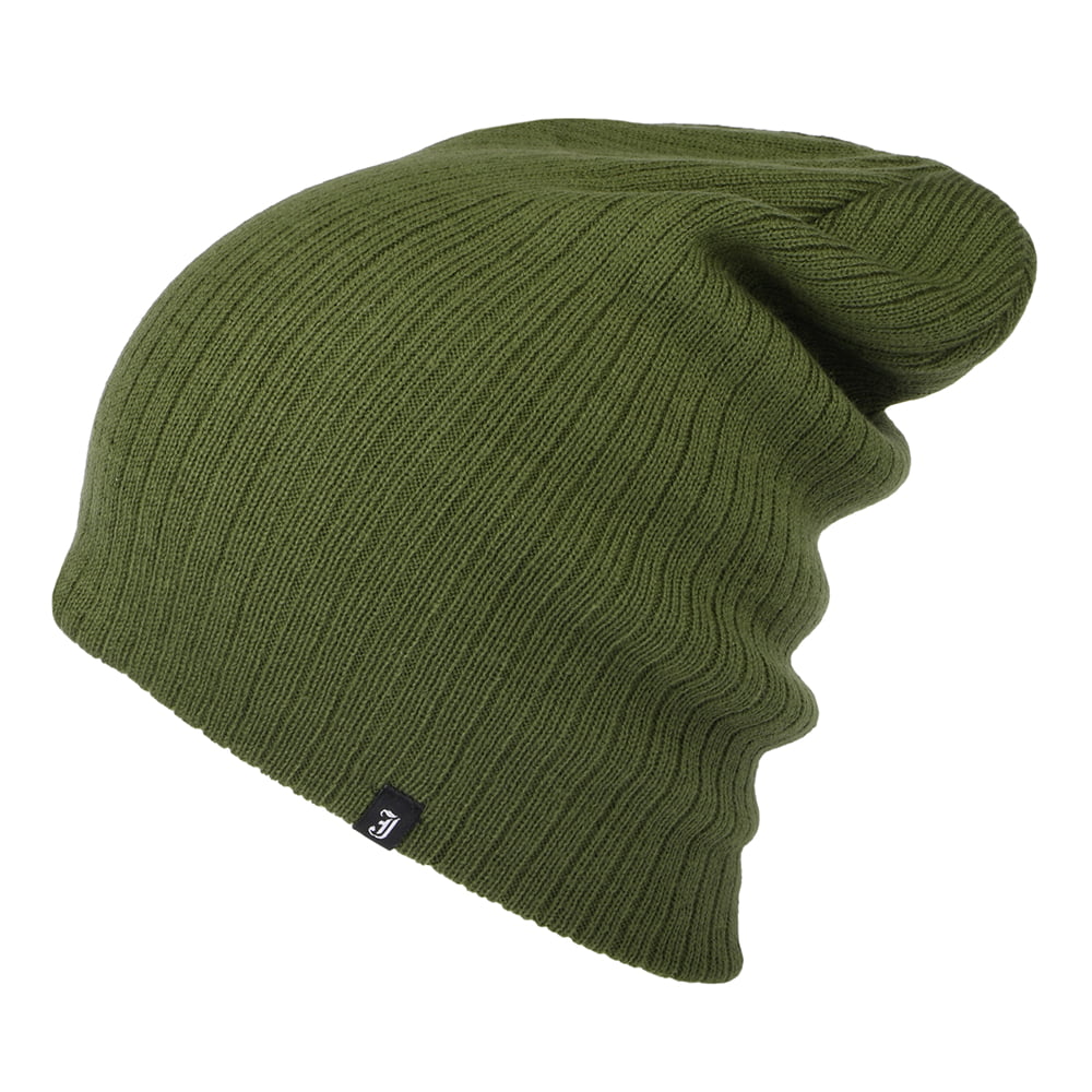 Bonnet Côtelé Long olive JAXON & JAMES - VENTE EN GROS