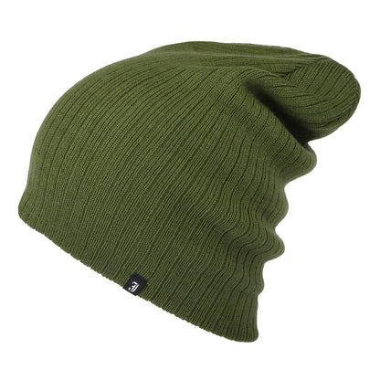 Bonnet Côtelé Long olive JAXON & JAMES - VENTE EN GROS