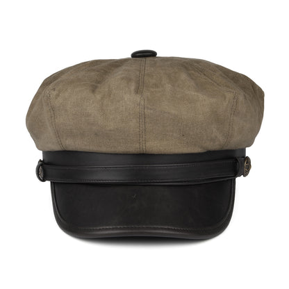 Casquette de Motard Rebelle beige britannique JAXON & JAMES - VENTE EN GROS