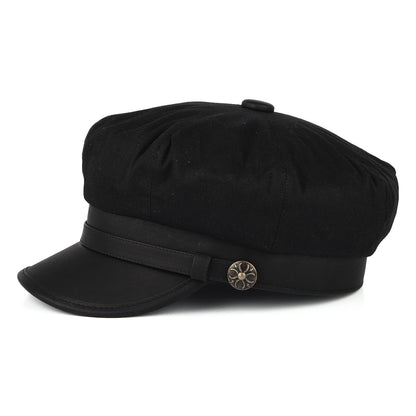 Casquette de Motard Rebelle noir JAXON & JAMES - VENTE EN GROS